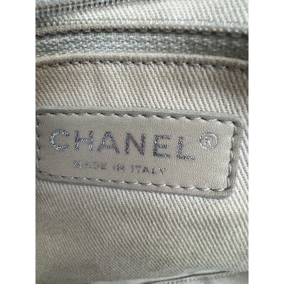 CHANEL Caviar Timeless CC Accordion Flap Beige Shoulder Bag - Picture 4 of 16